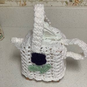 Floral Watering Can Tissue Cover Cozy